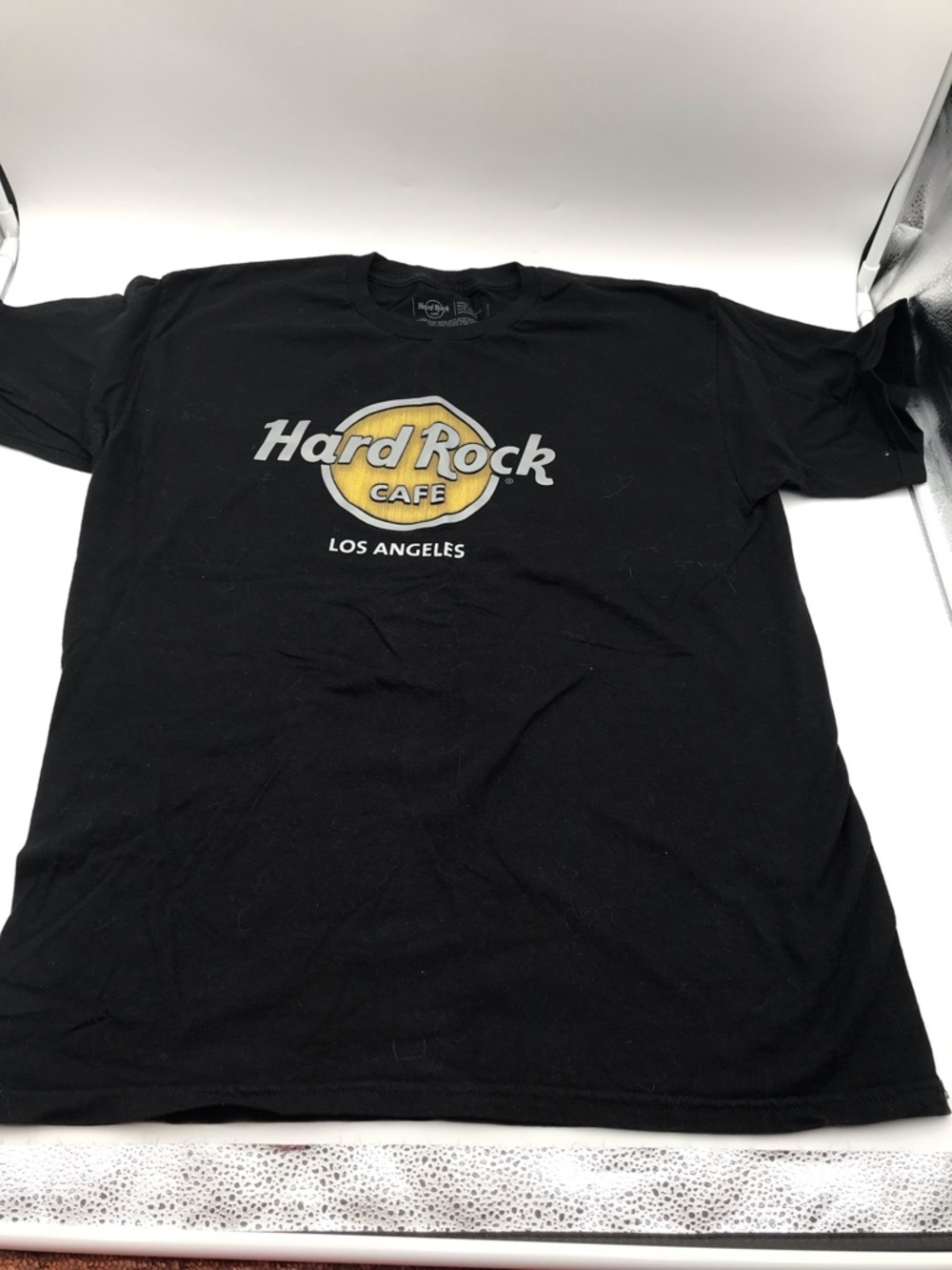Hard Rock Café Las Vegas Black T-Shirt Large Original Rock Music